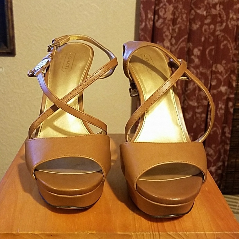 Coach des heels 4.5 inches